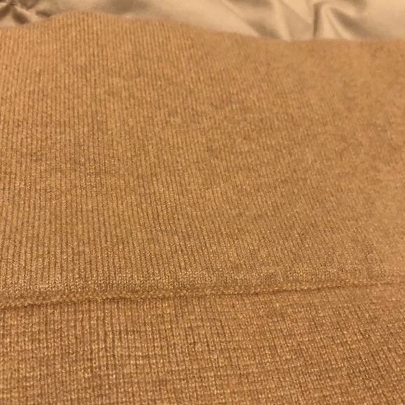 Saks Fifth Avenue COLLECTION Cashmere Pencil Midi-Skirt- camel color NWT - Picture 5 of 8